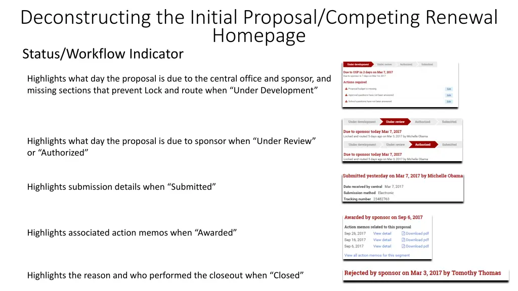 deconstructing the initial proposal competing 2