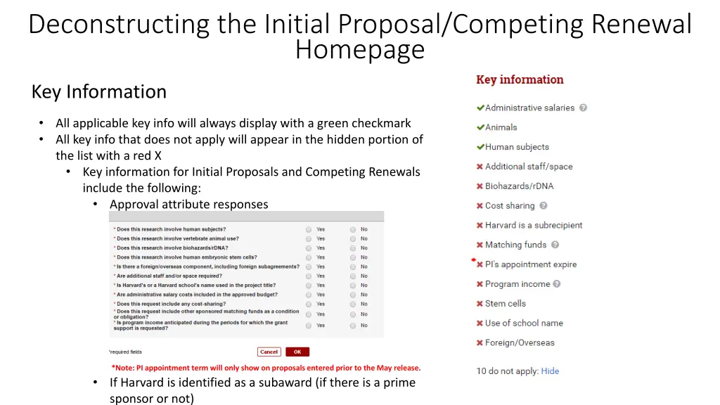 deconstructing the initial proposal competing 4