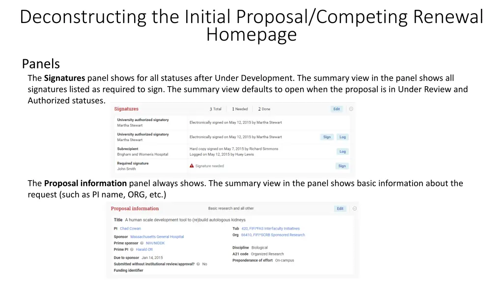 deconstructing the initial proposal competing 6