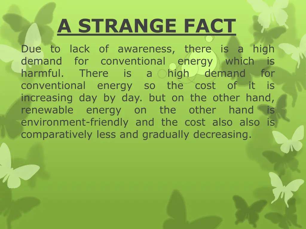 a strange fact