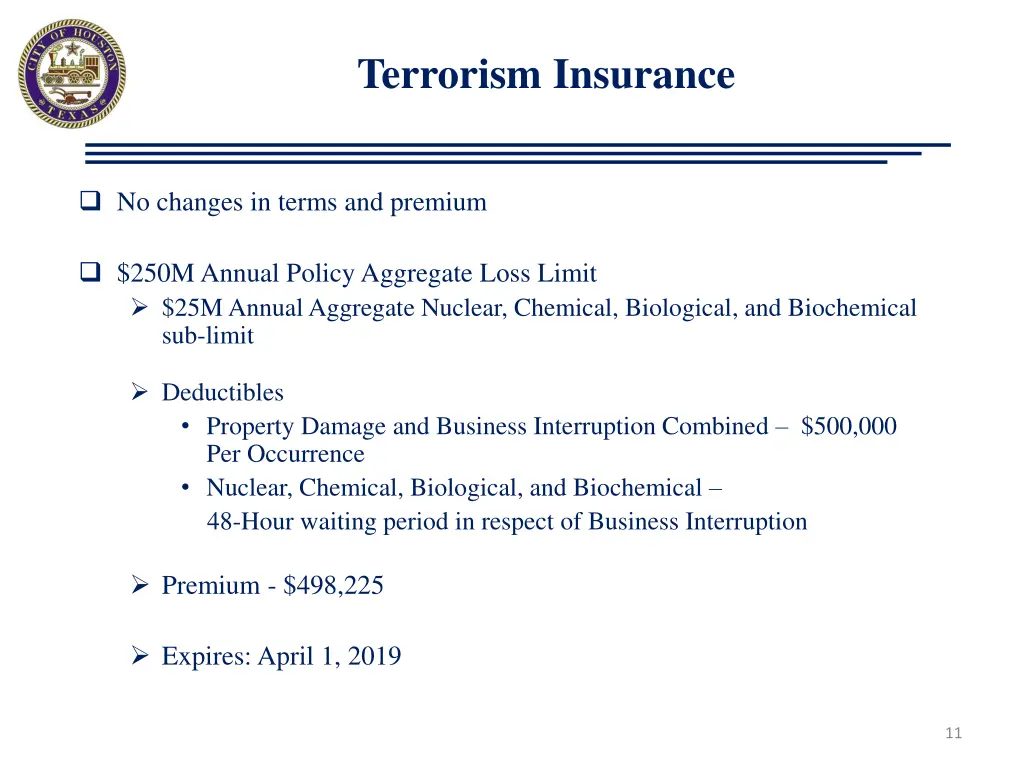 terrorism insurance