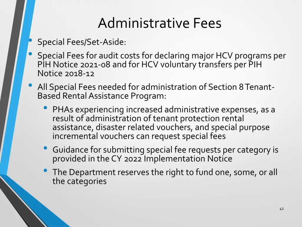 administrative fees 2