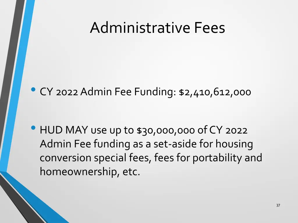 administrative fees