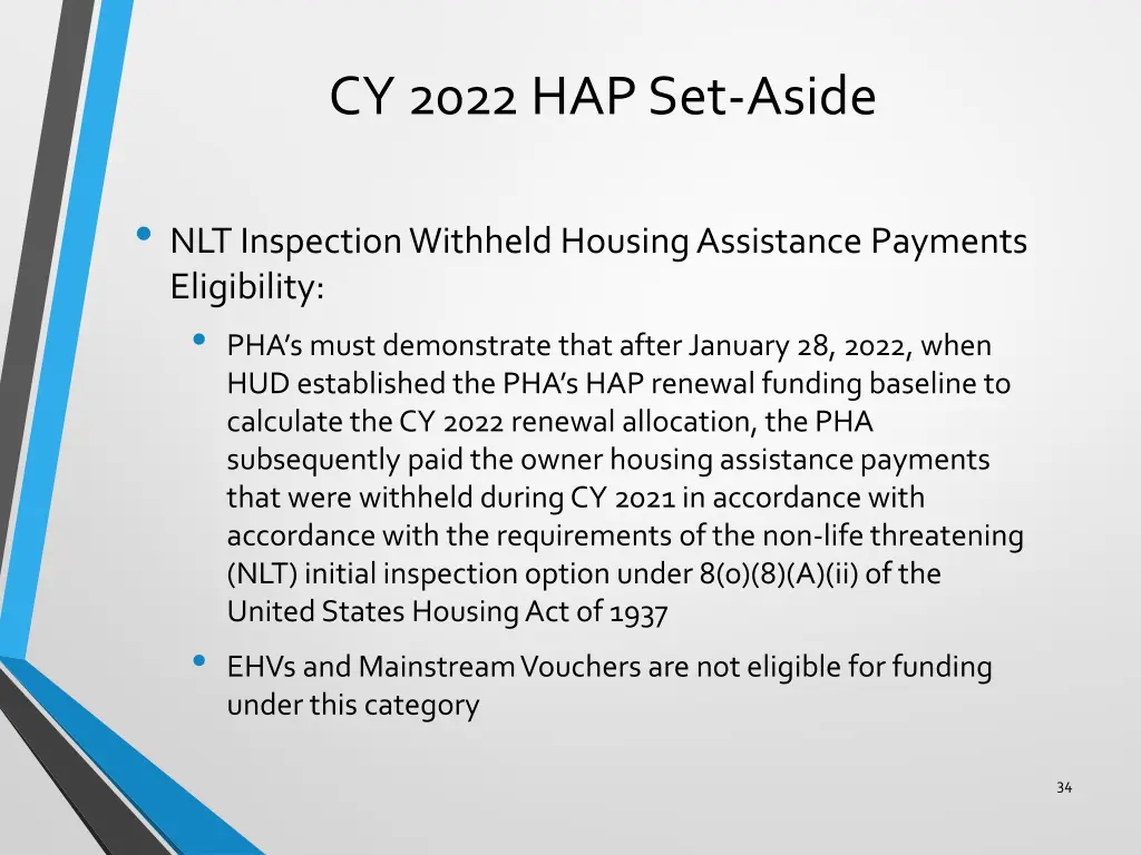 cy 2022 hap set aside 12