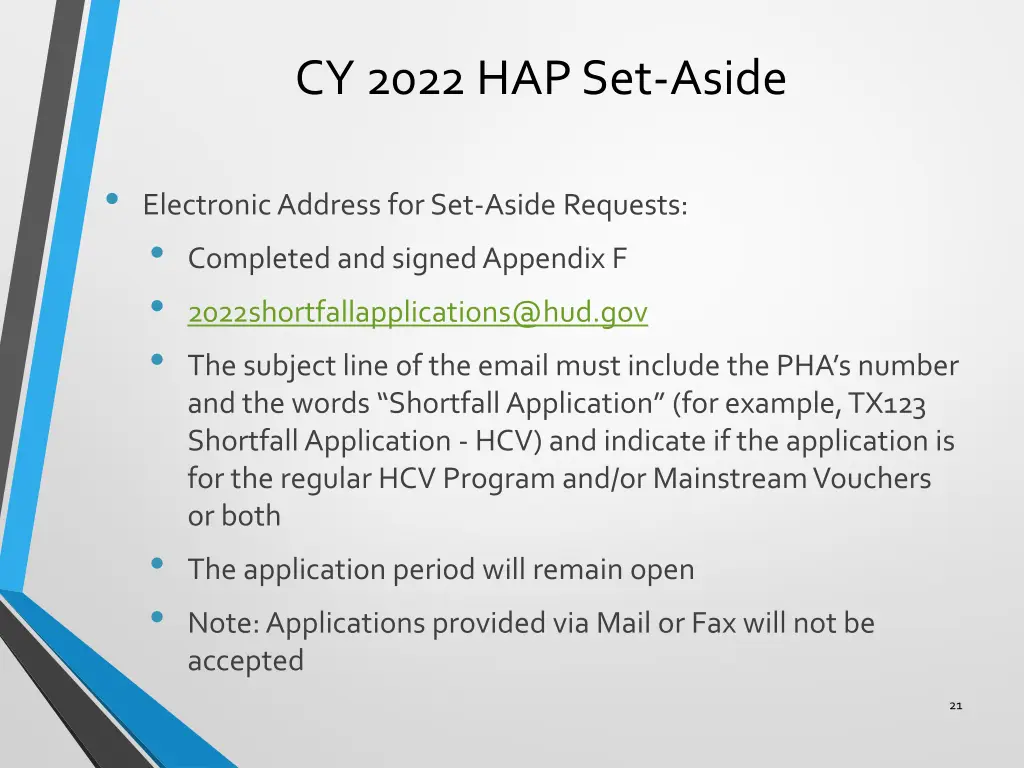 cy 2022 hap set aside 6