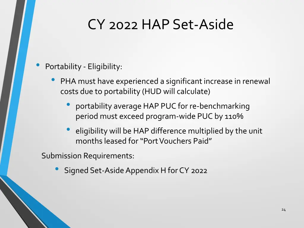 cy 2022 hap set aside 8