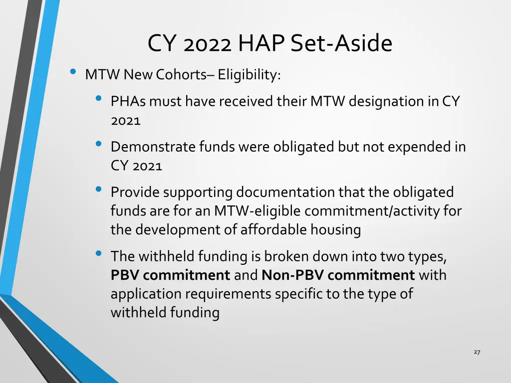 cy 2022 hap set aside mtw new cohorts eligibility