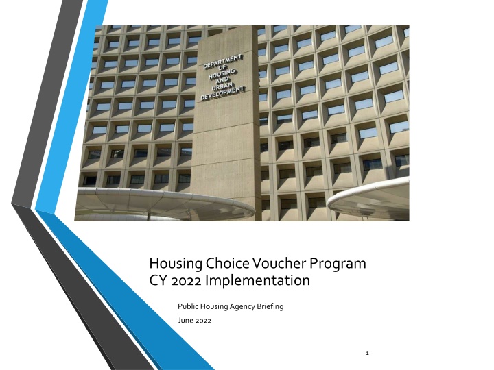 housing choice voucher program cy 2022