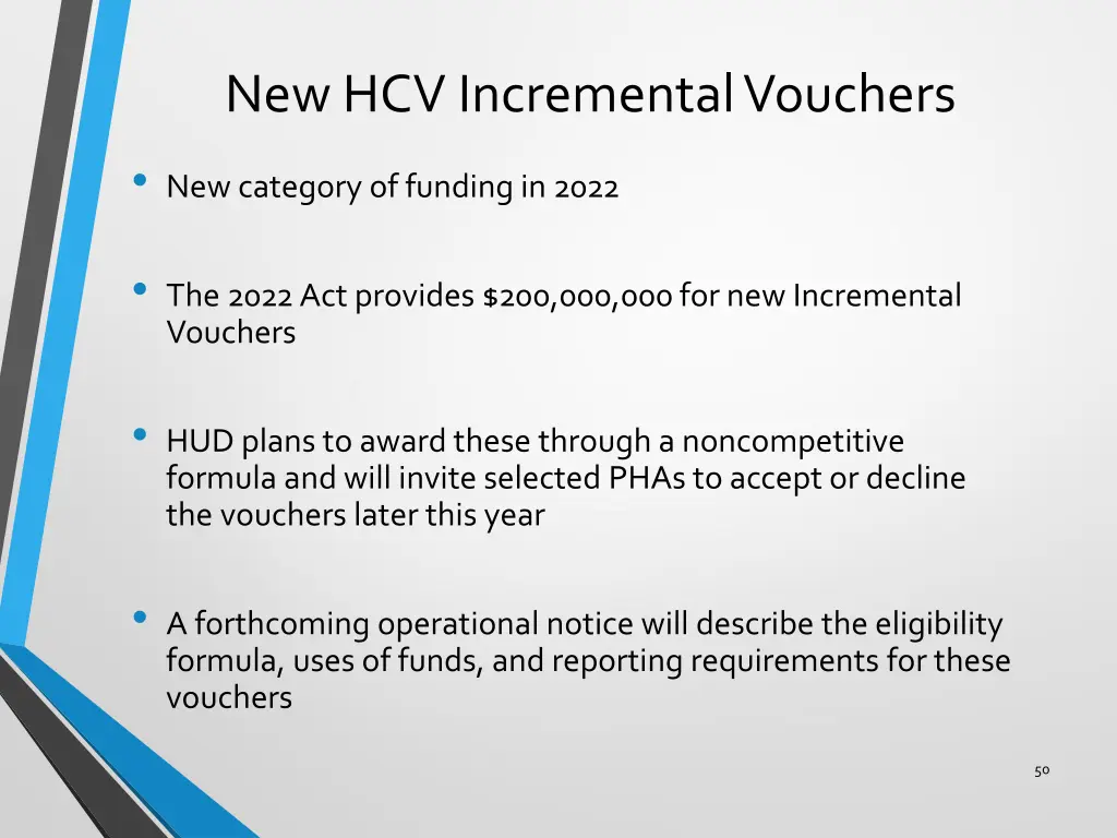 new hcv incremental vouchers