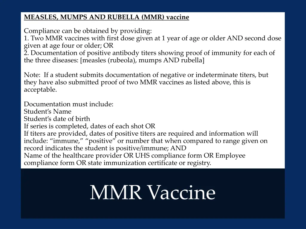 measles mumps and rubella mmr vaccine