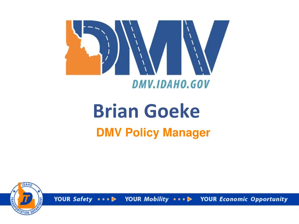 brian goeke dmv policy manager