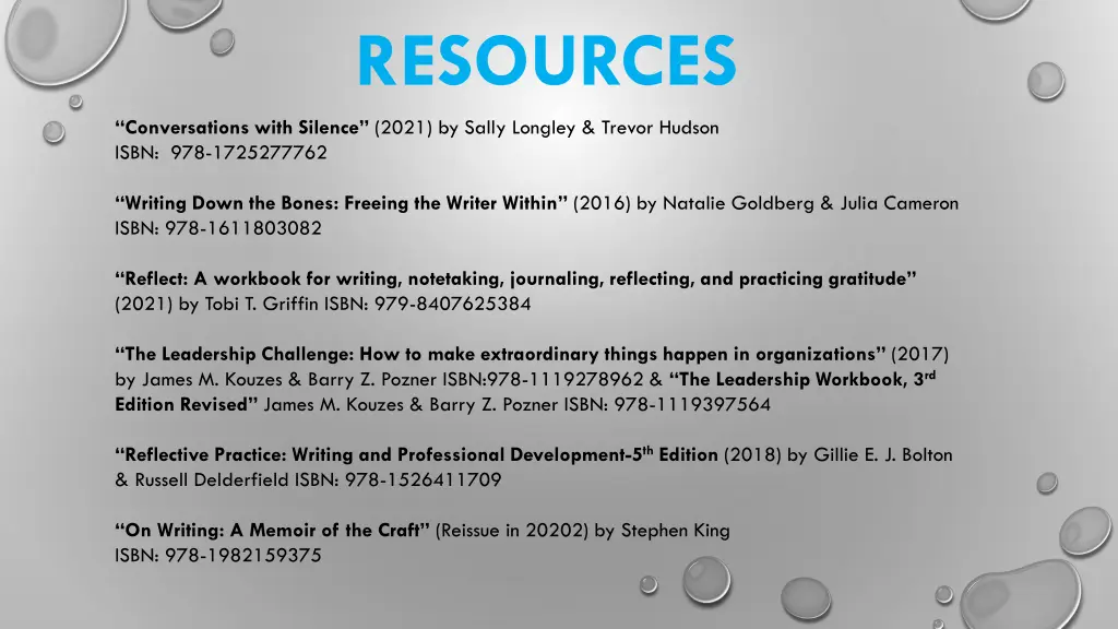 resources