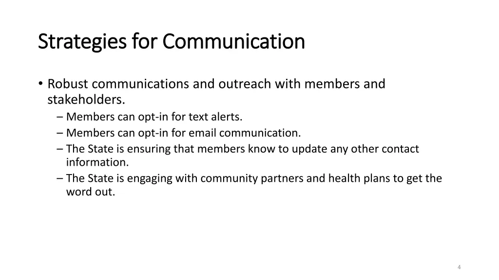 strategies for communication strategies