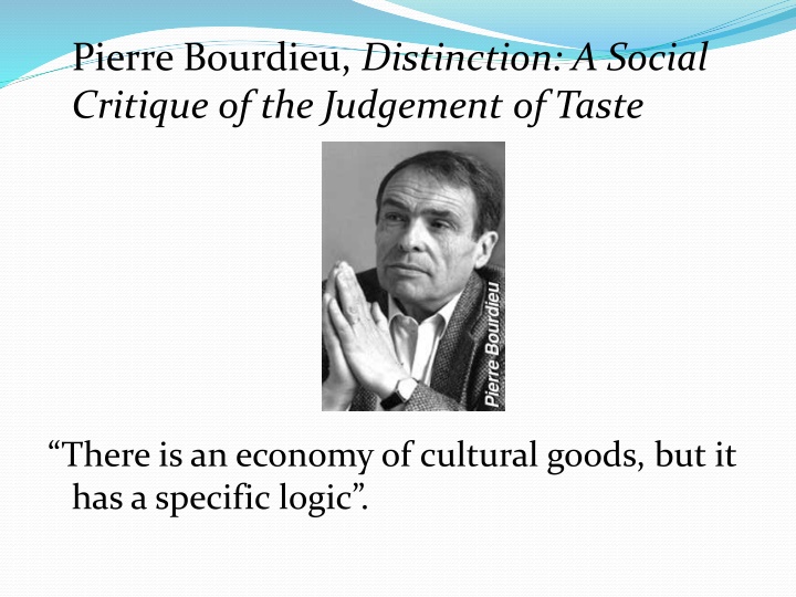 pierre bourdieu distinction a social critique