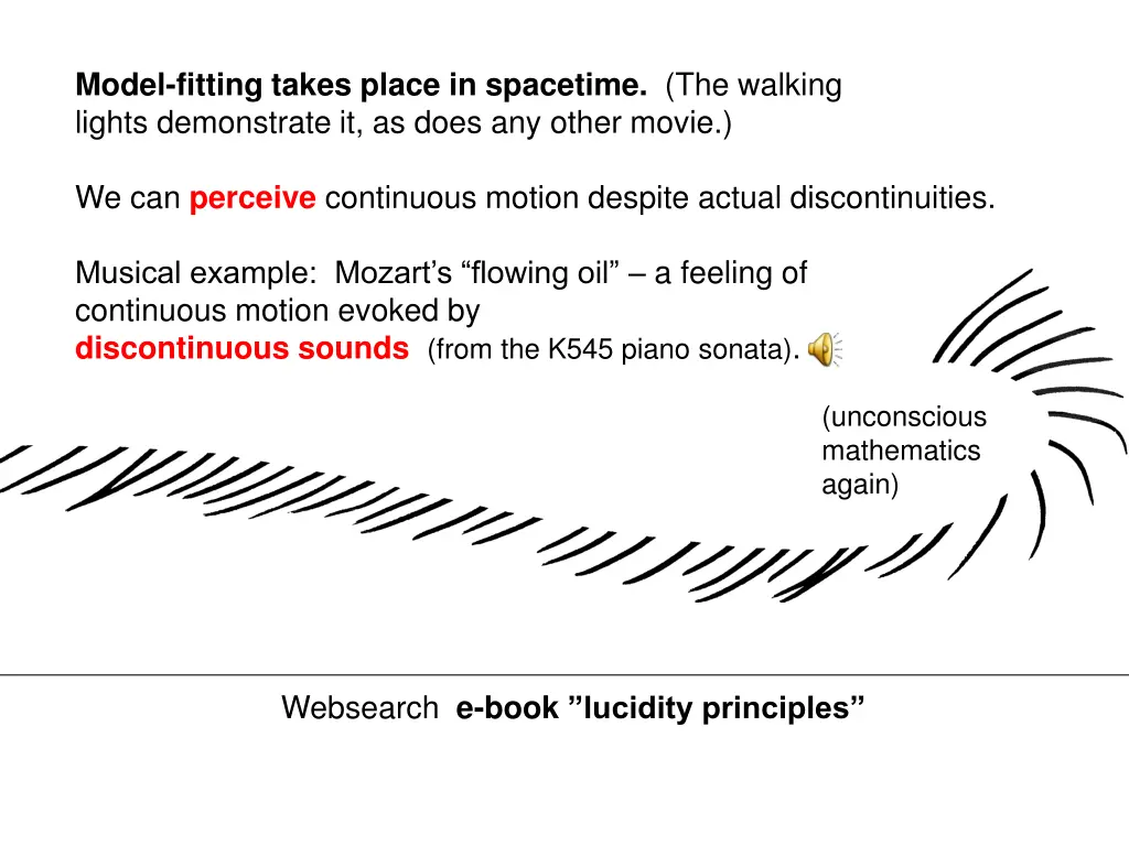 model fitting takes place in spacetime 2