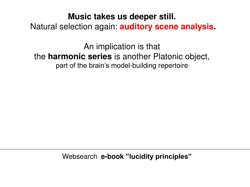 music takes us deeper still natural selection 1