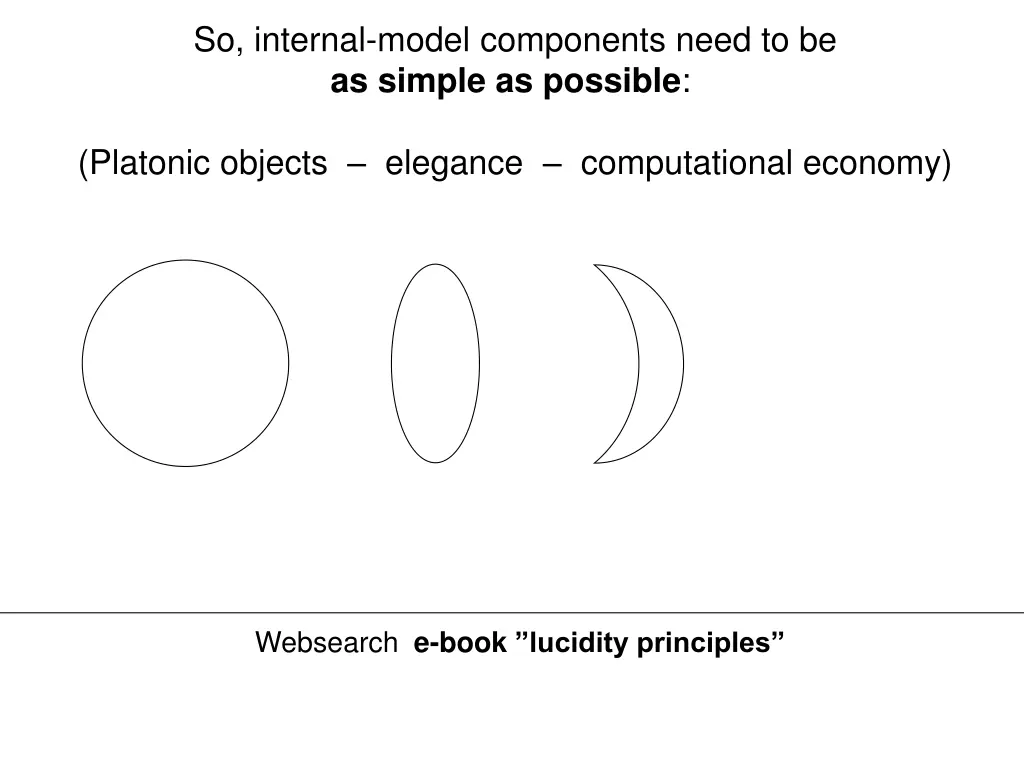 so internal model components need to be as simple 1