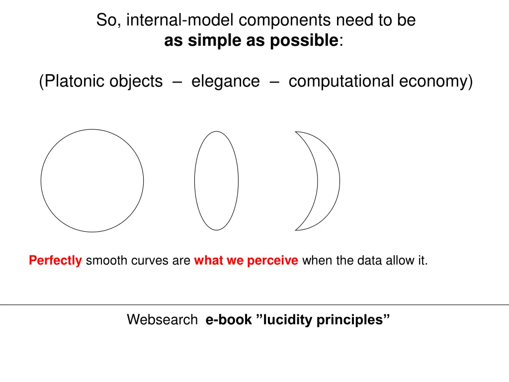 so internal model components need to be as simple 2