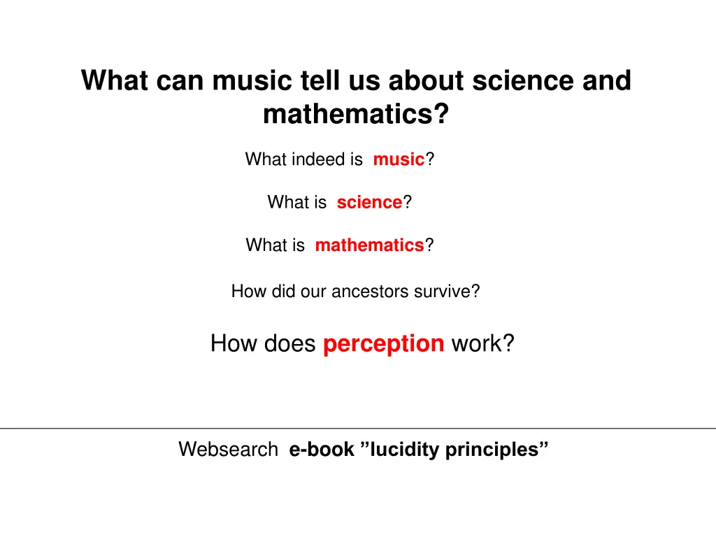 what can music tell us about science 3