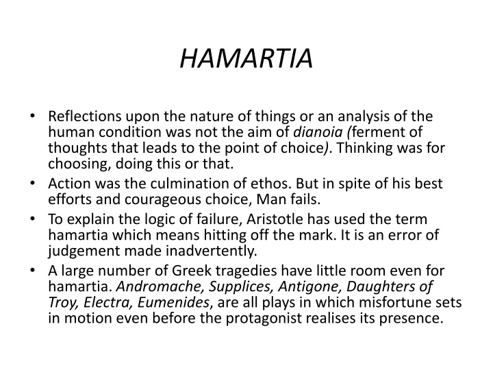 hamartia