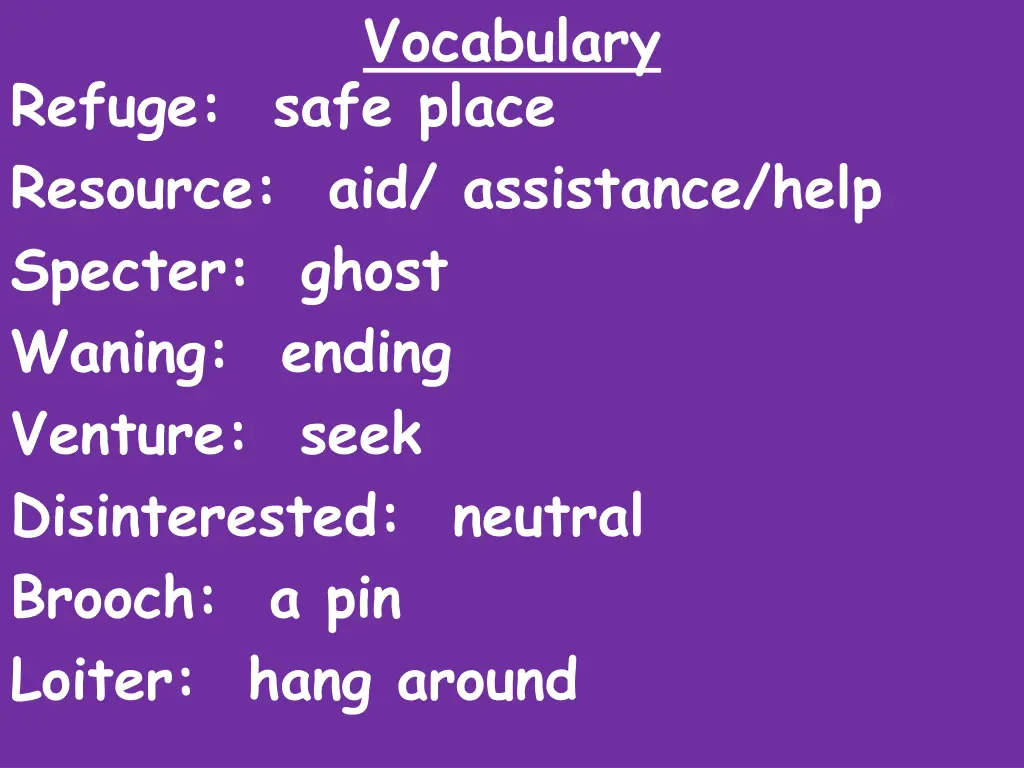 vocabulary 6