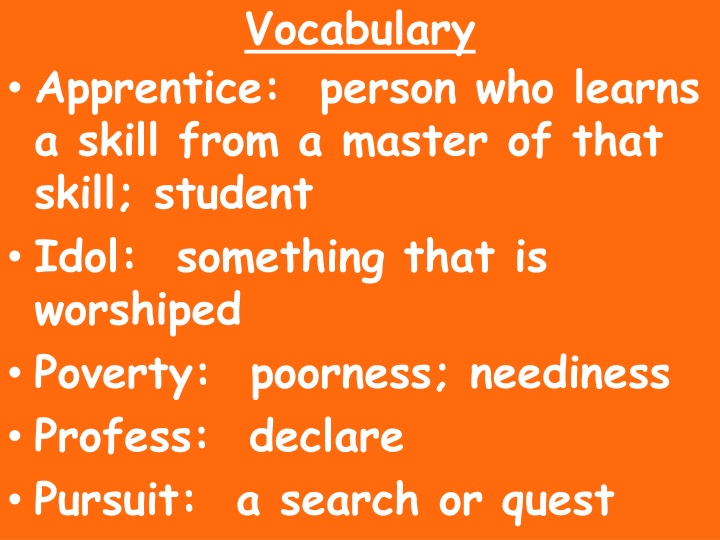 vocabulary