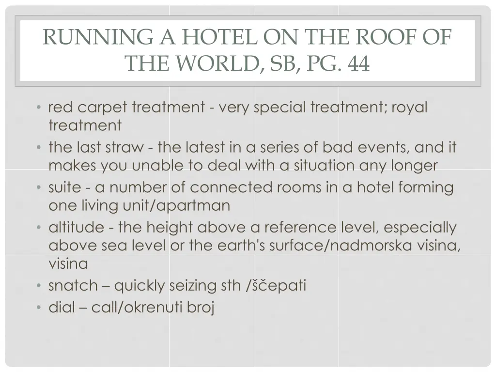 running a hotel on the roof of the world sb pg 44