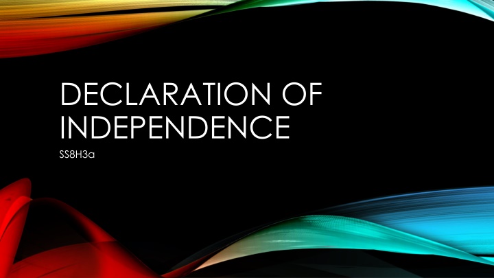 declaration of independence ss8h3a