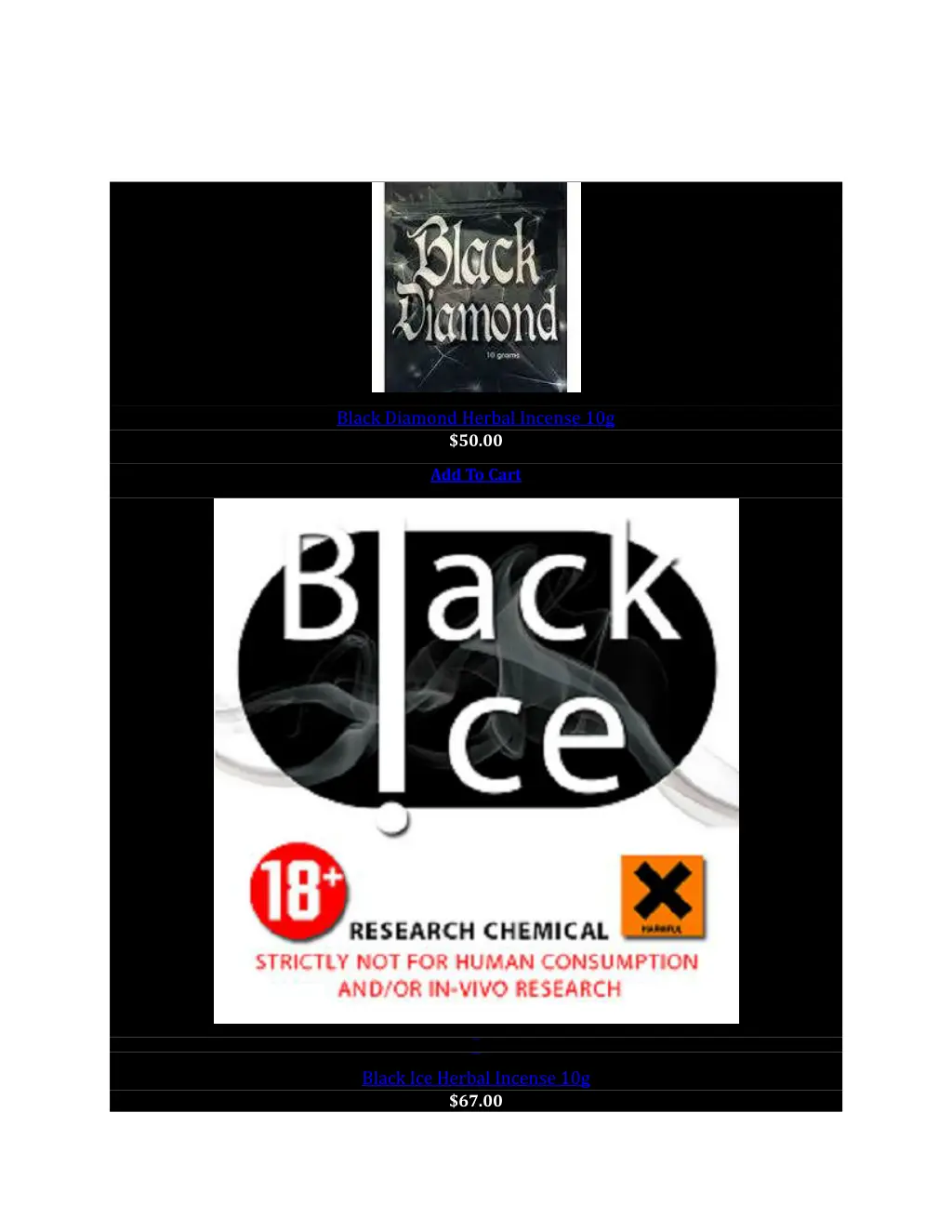 black diamond herbal incense 10g 50 00