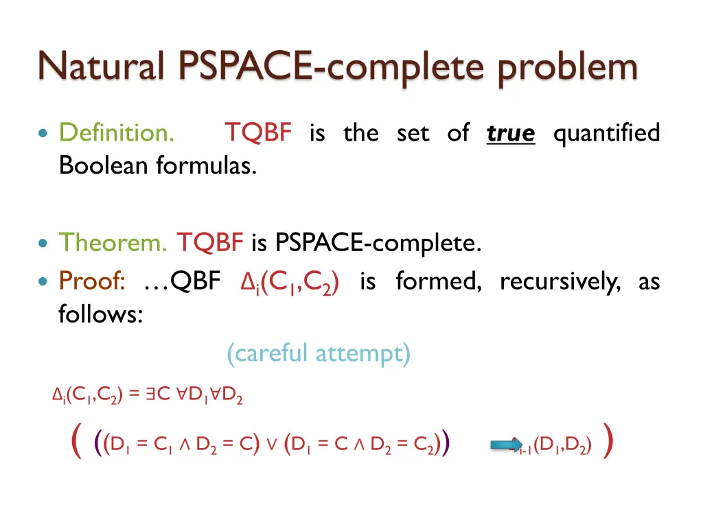 natural pspace complete problem 10