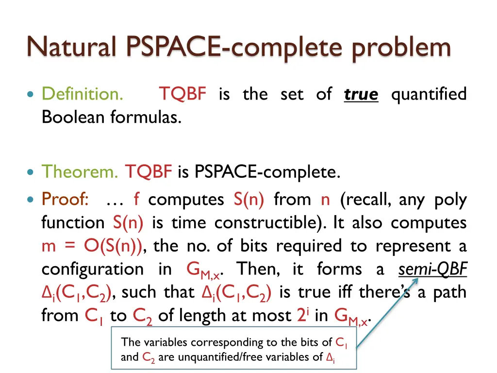 natural pspace complete problem 8