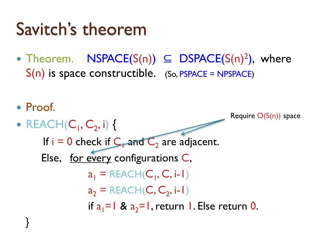 savitch s theorem 5