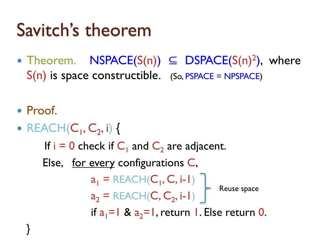 savitch s theorem 6