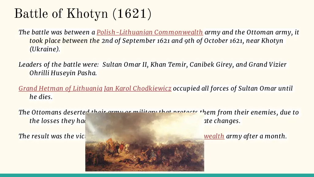 battle of khotyn 1621