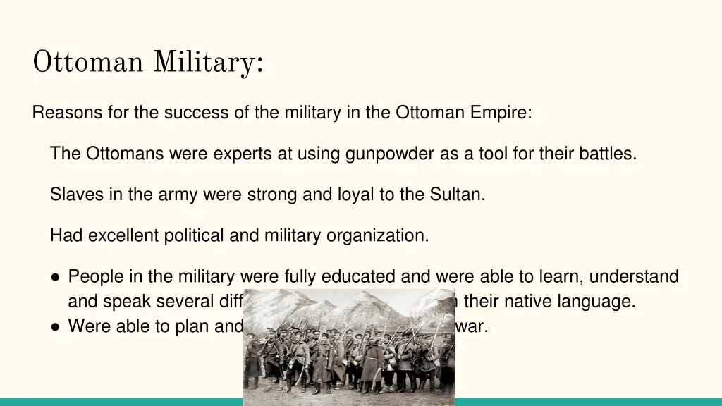 ottoman military