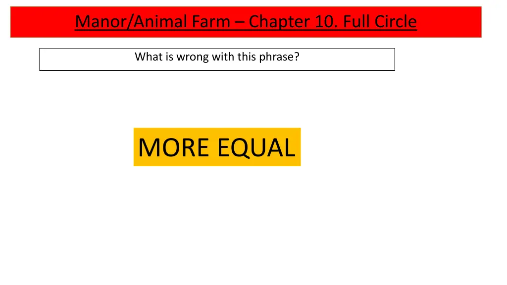 manor animal farm chapter 10 full circle