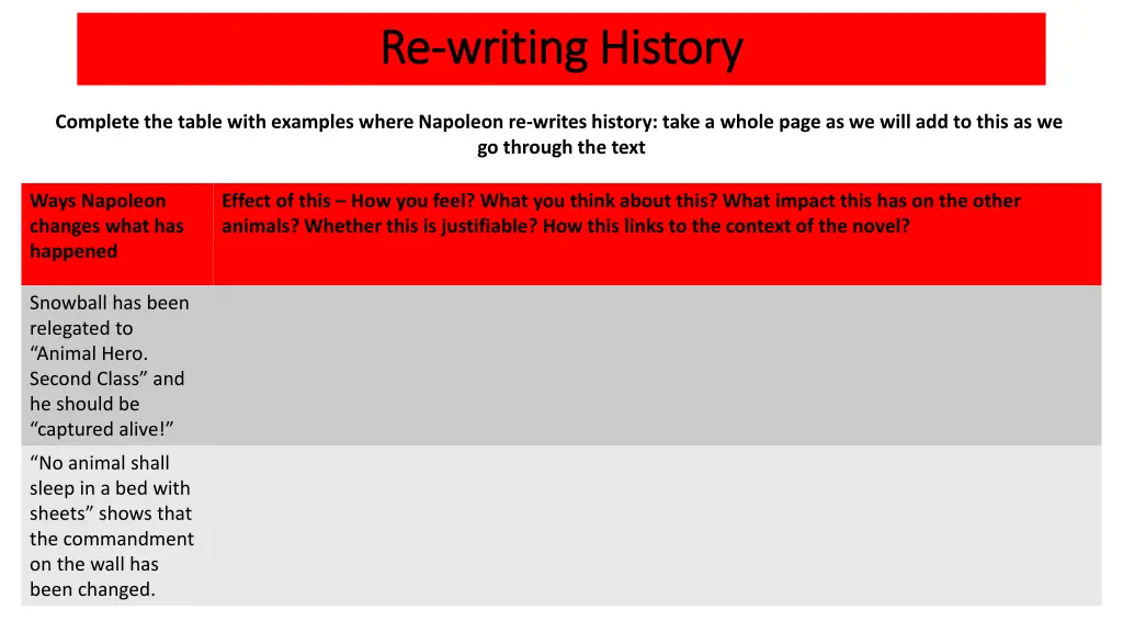 re re writing history writing history 1