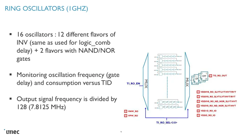 ring oscillators 1ghz