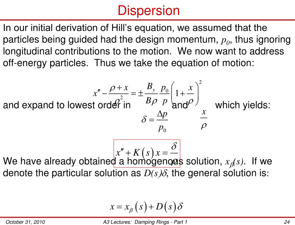 dispersion