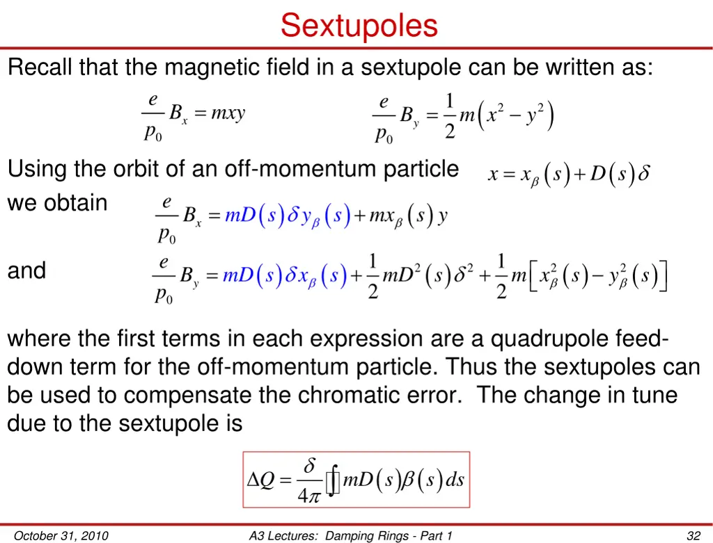 sextupoles