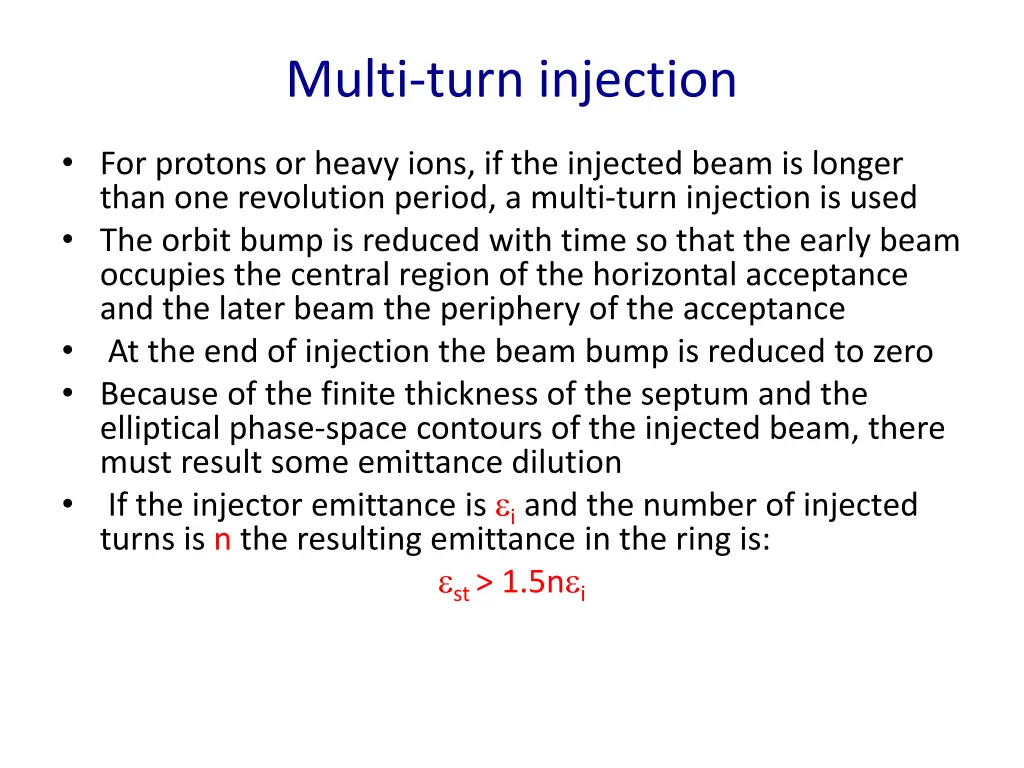 multi turn injection