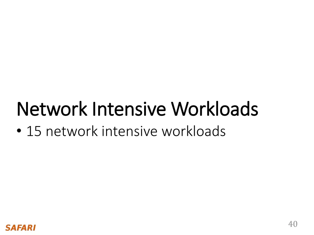 network intensive workloads network intensive