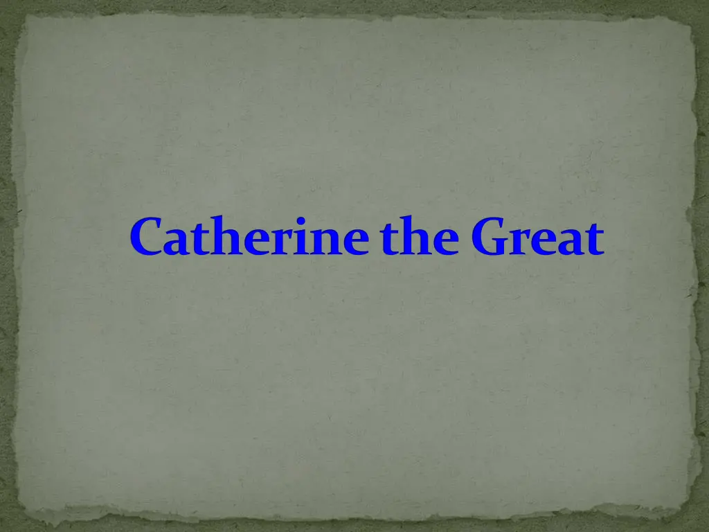 catherine the great