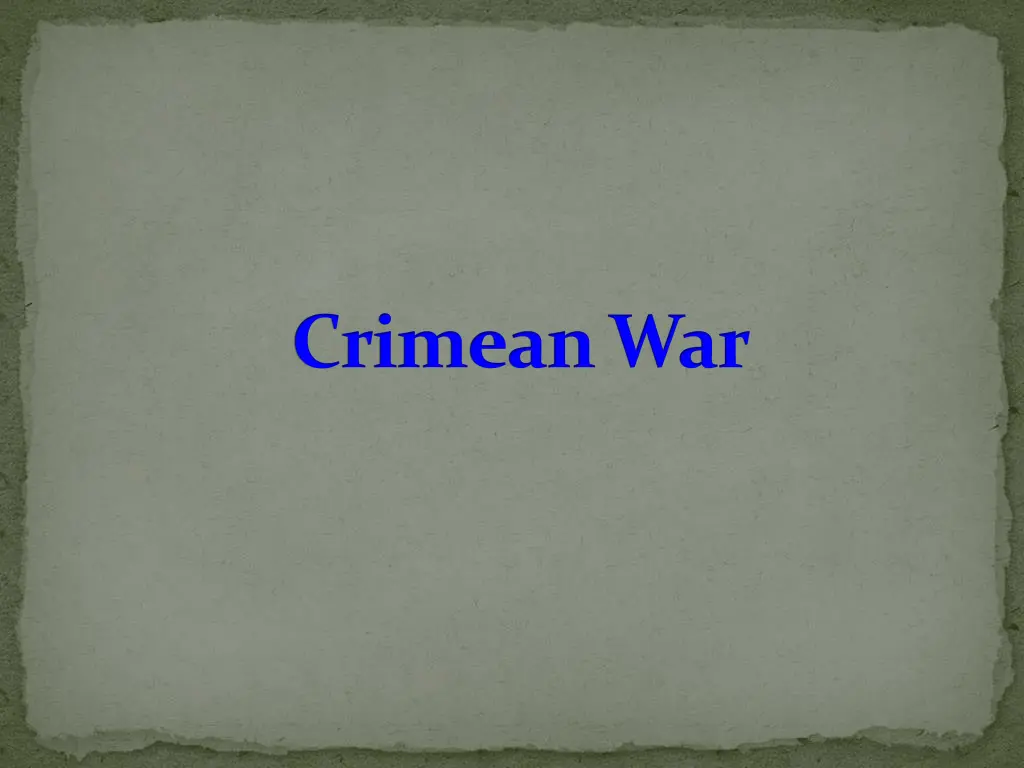 crimean war