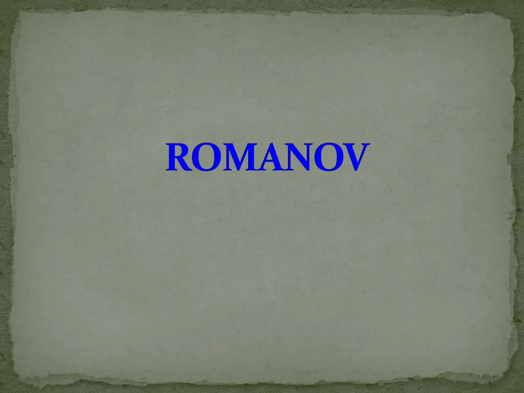 romanov