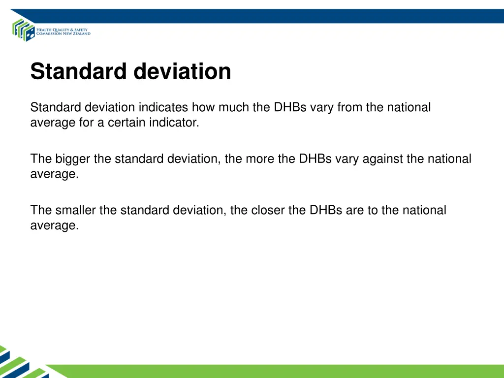 standard deviation