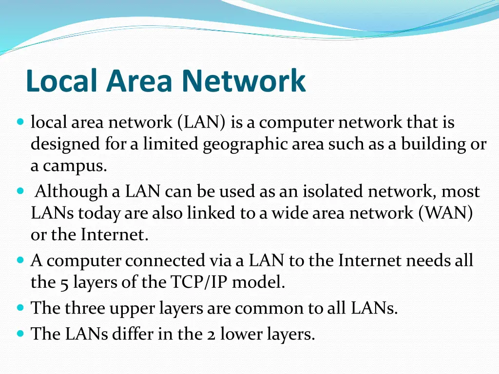 local area network