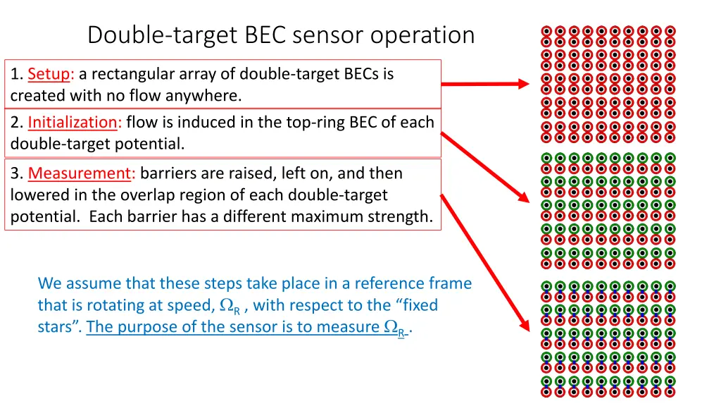 double target bec sensor operation