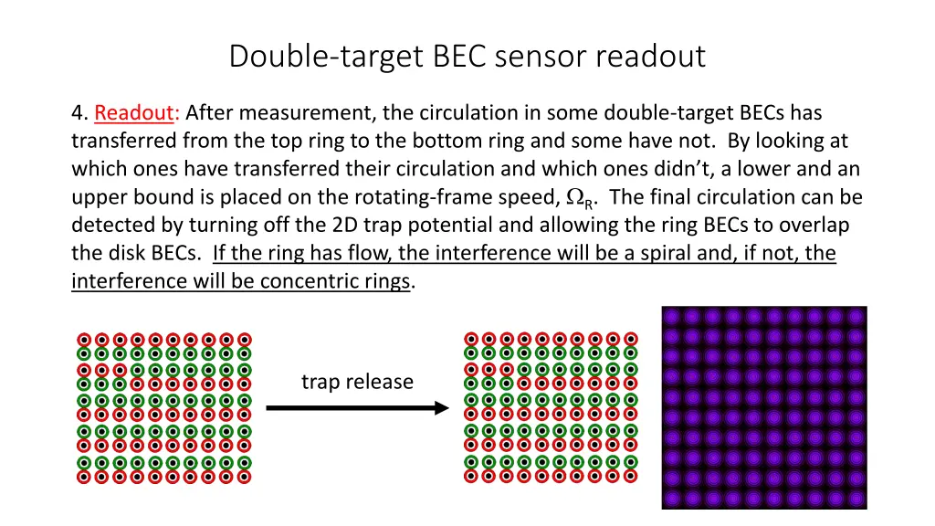 double target bec sensor readout