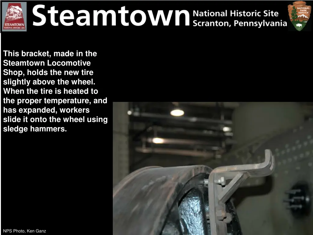 this bracket made in the steamtown locomotive